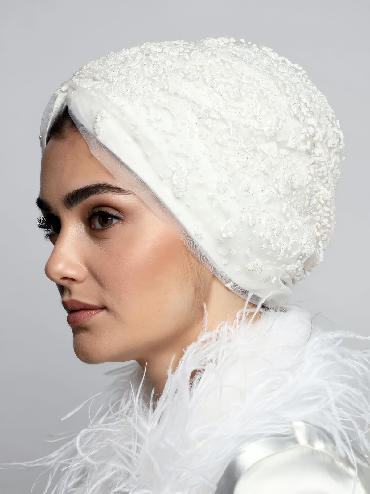 Bridal Dramatic Nature Turban