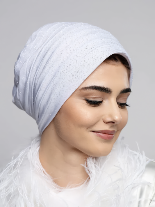 Bridal Glittery Turban