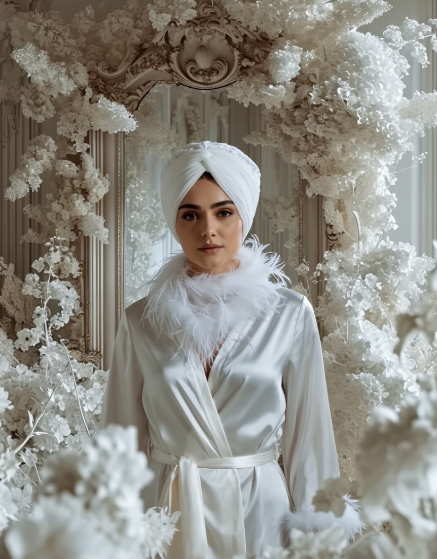 Bridal Twisted Turban