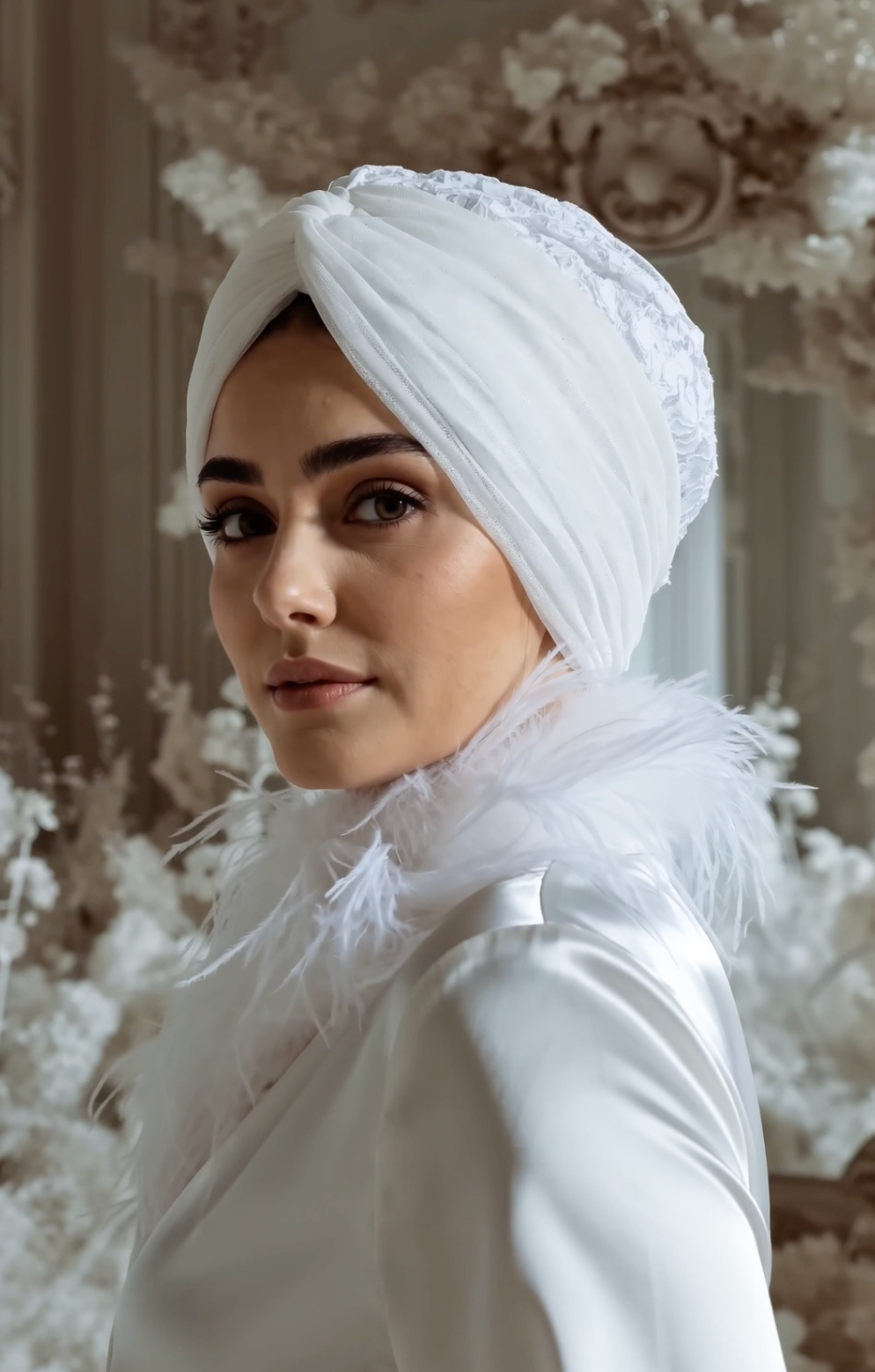 Bridal Twisted Turban