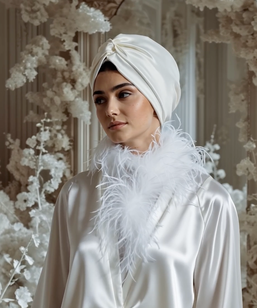 Bridal Satin Turban