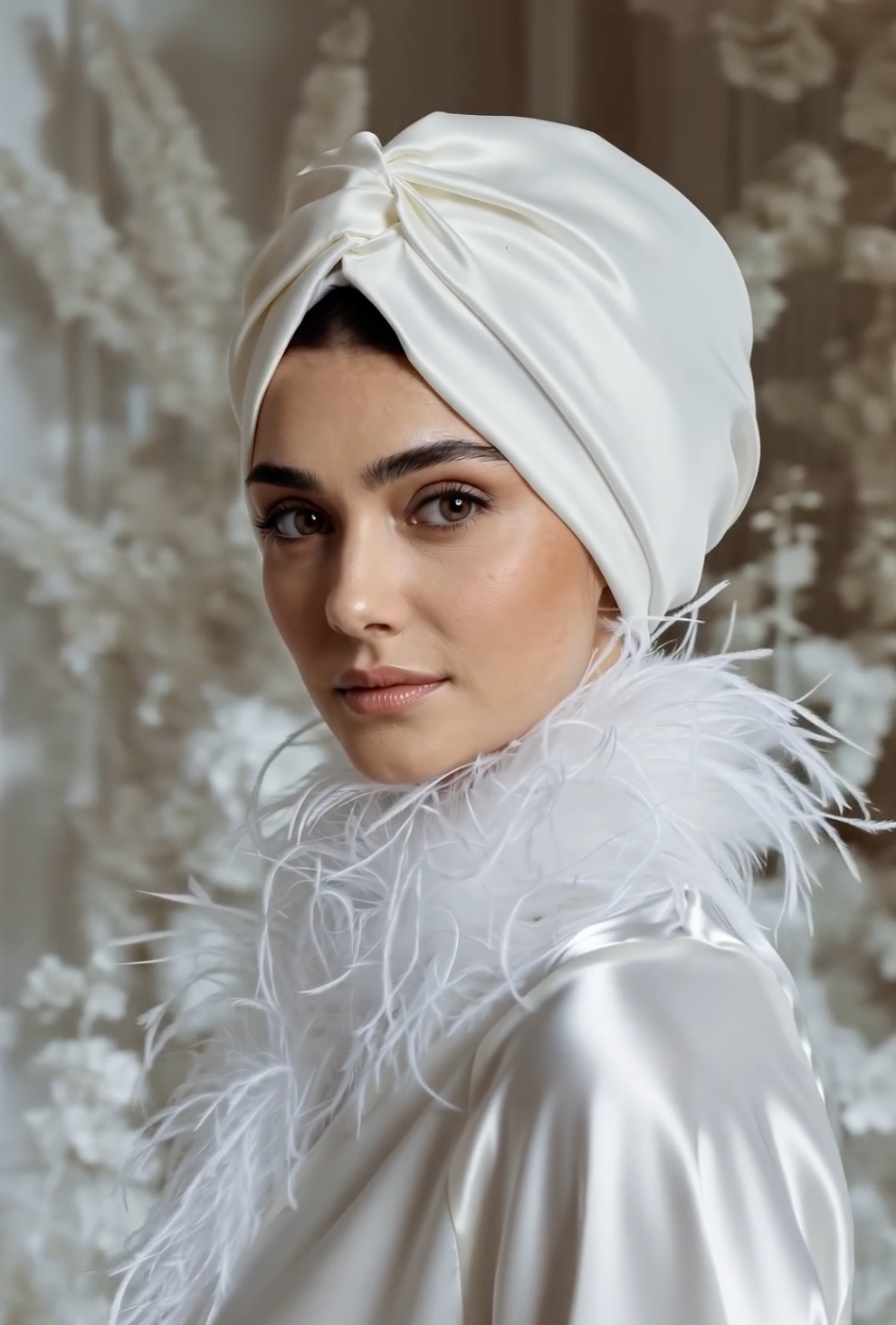 Bridal Satin Turban