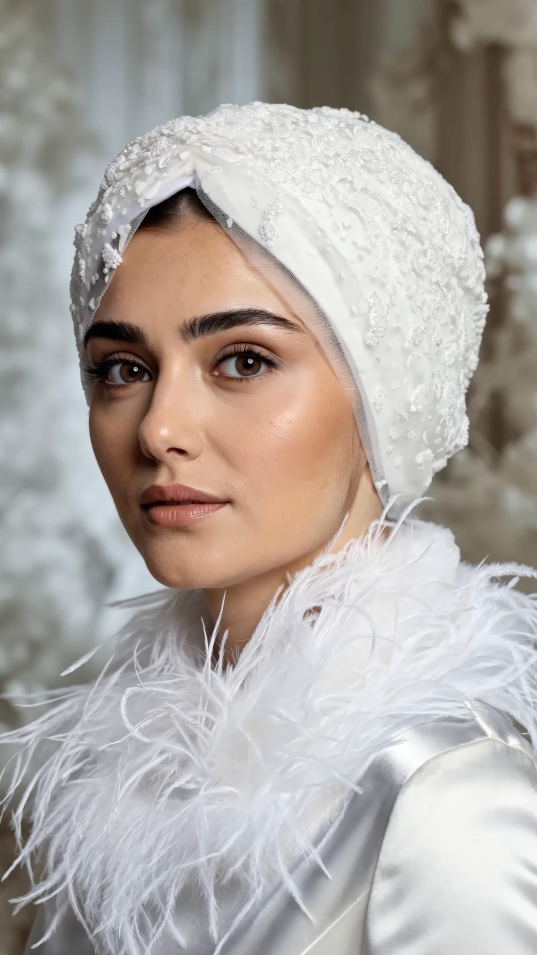 Bridal Dramatic Nature Turban