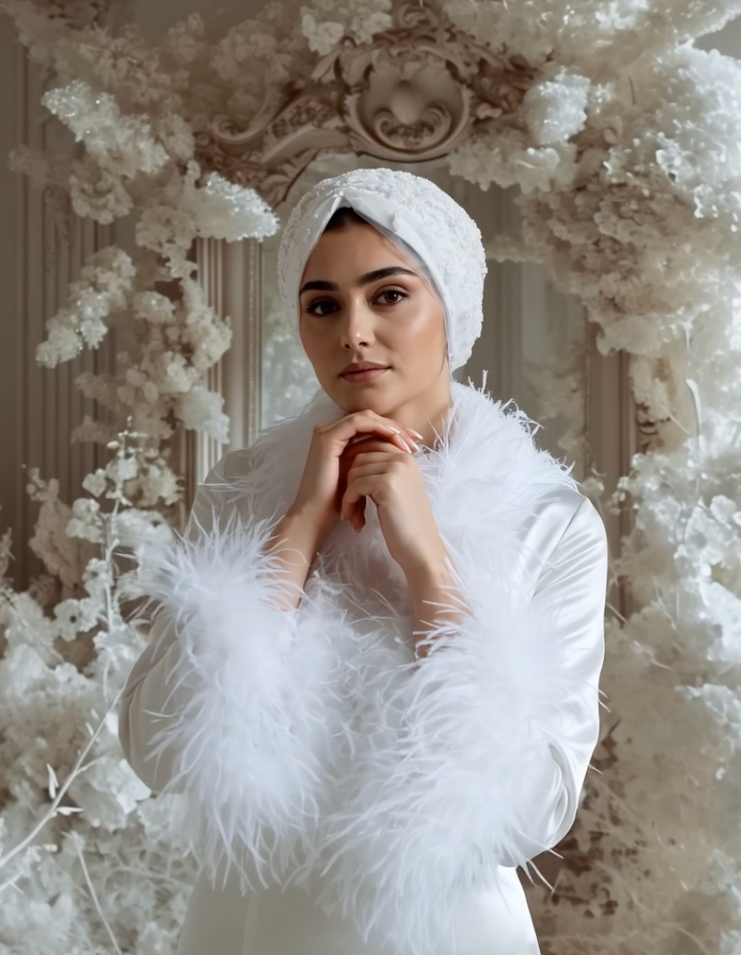 Bridal Dramatic Nature Turban