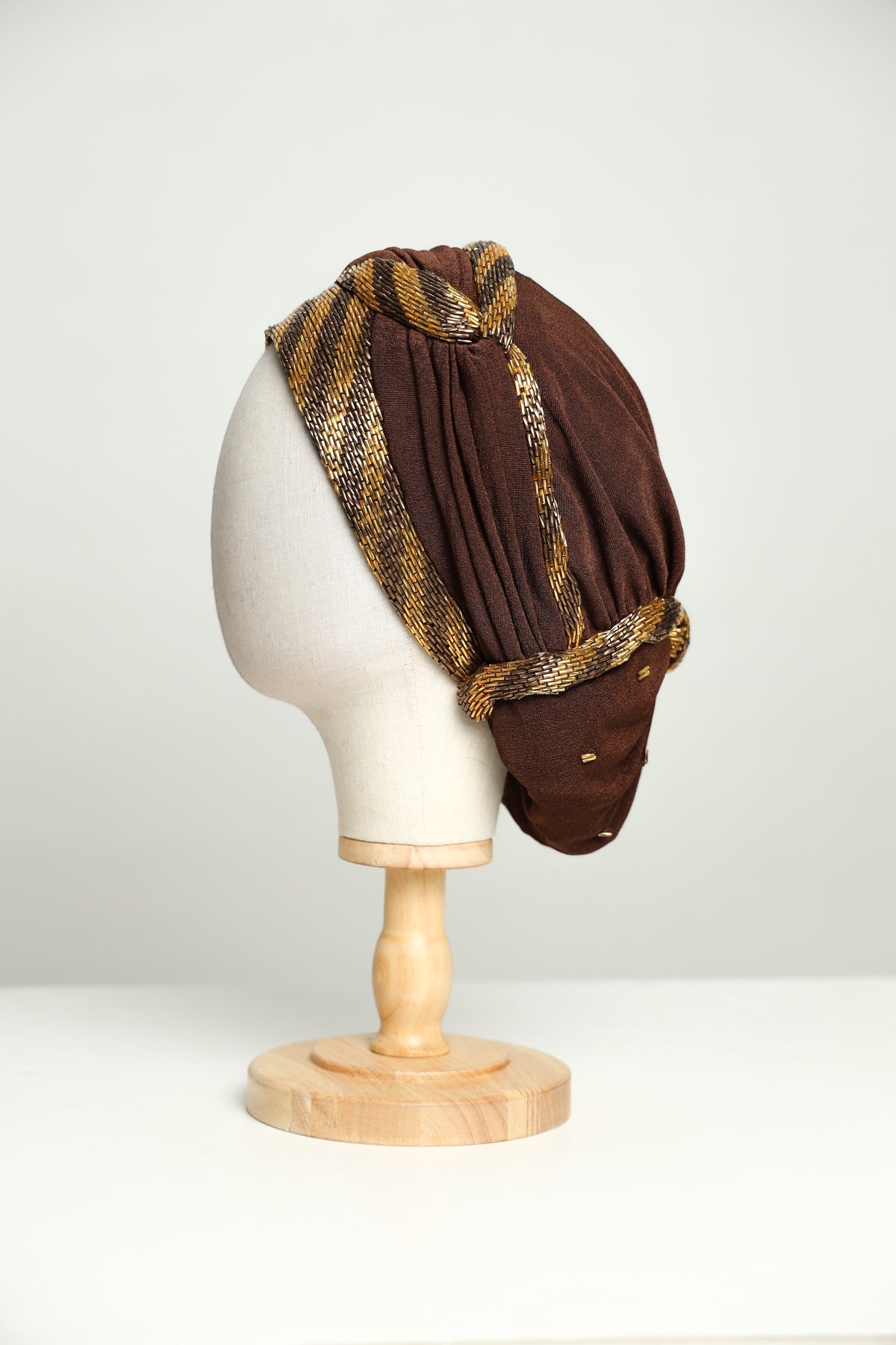 Beading Elegant Classic Turban