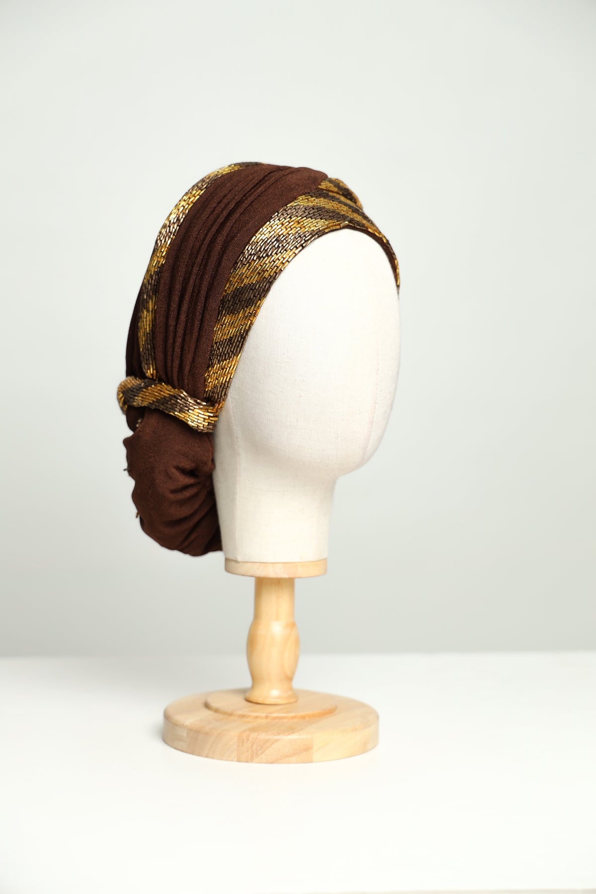 Beading Elegant Classic Turban