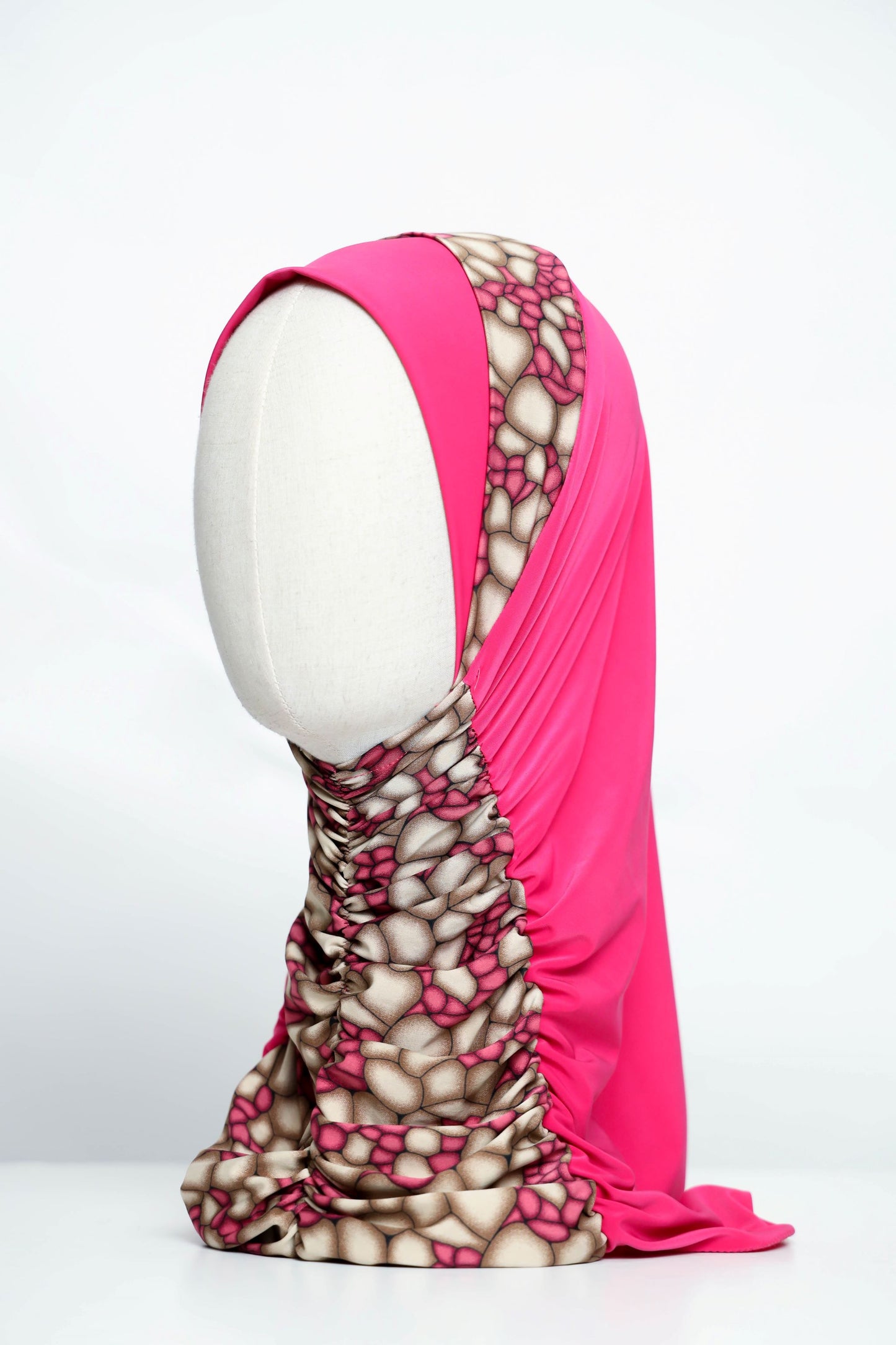 Printed Gathering Ready-made Hijab