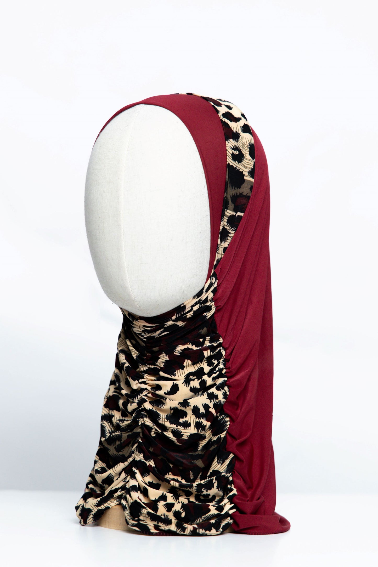 Printed Gathering Ready-made Hijab
