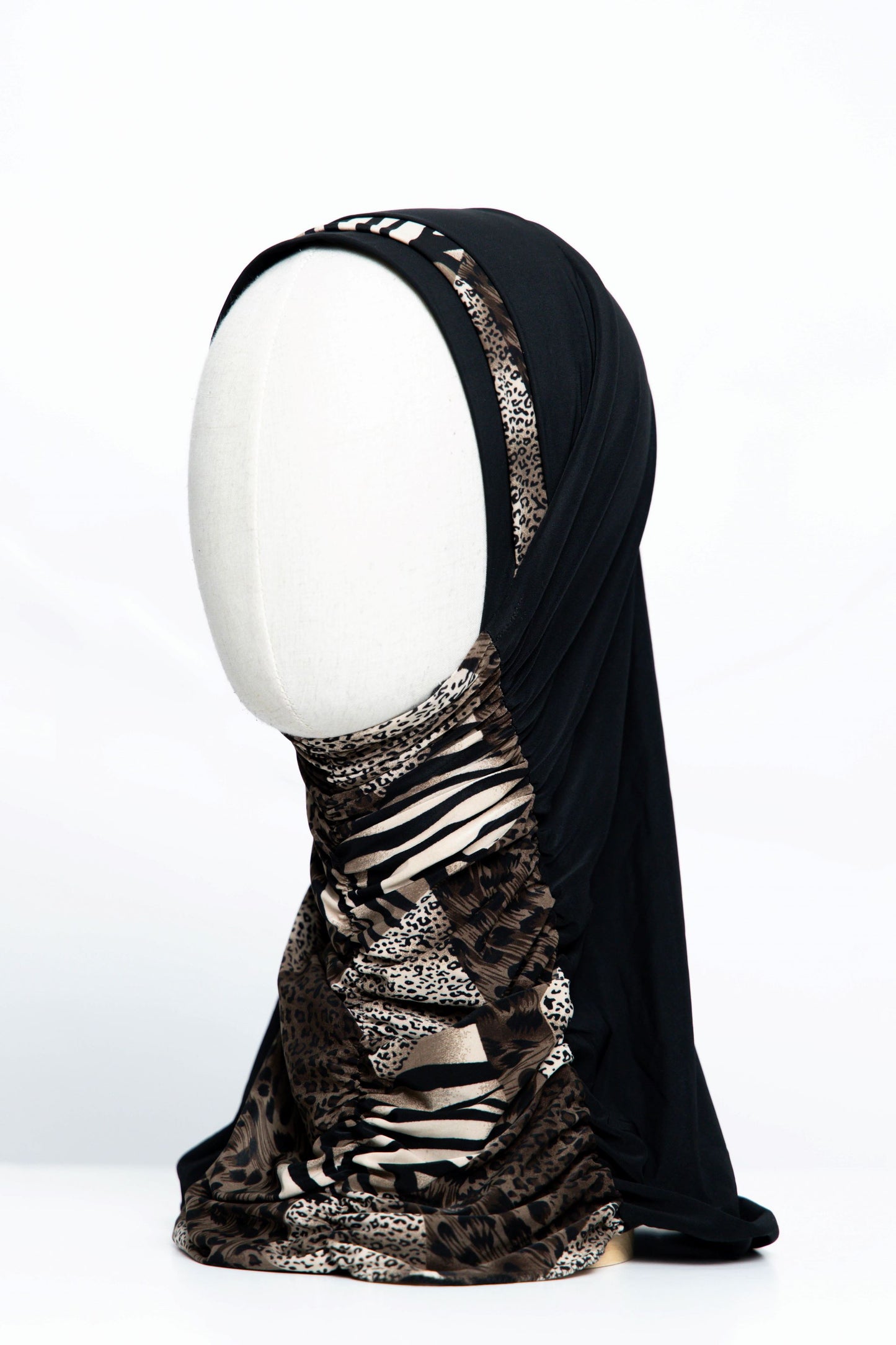 Printed Gathering Ready-made Hijab