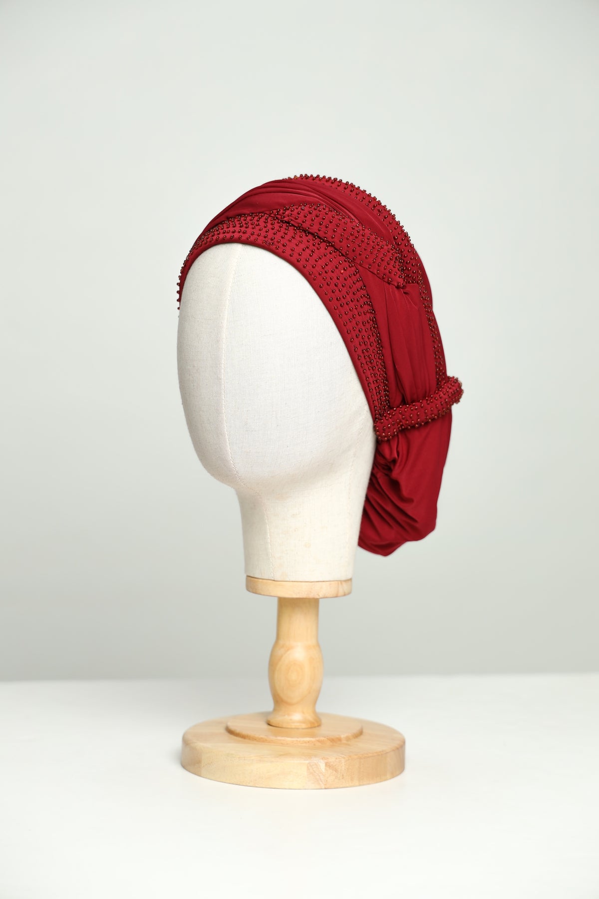 Beading Knot Classic Turban Lycra
