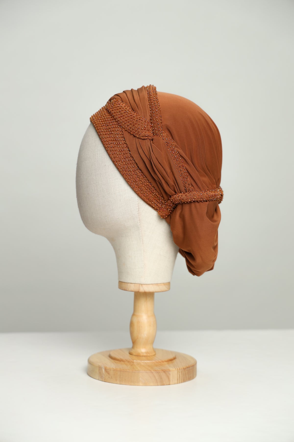 Beading Knot Classic Turban Lycra