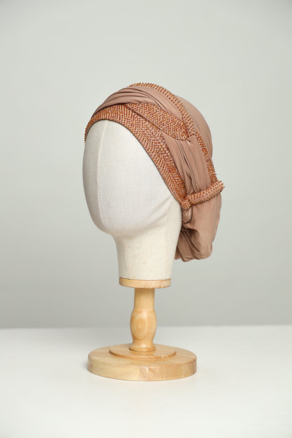 Beading Knot Classic Turban Lycra