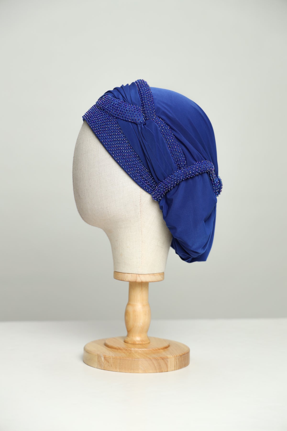 Beading Knot Classic Turban Lycra