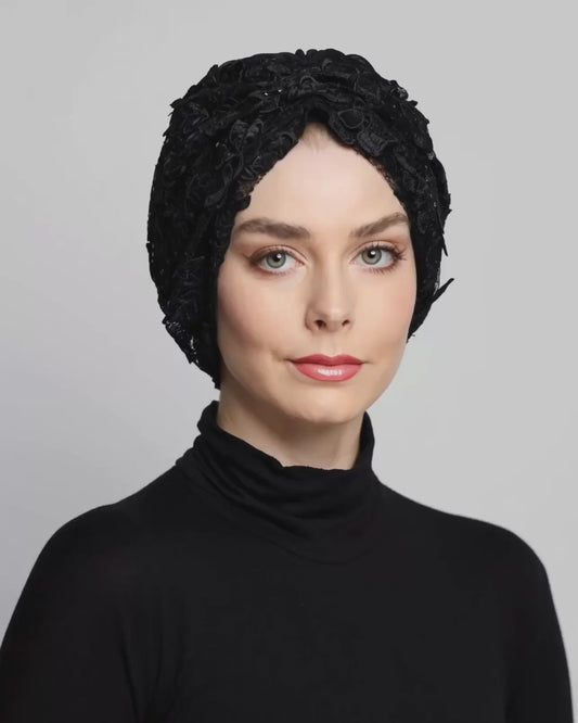 Black Gupier Turban