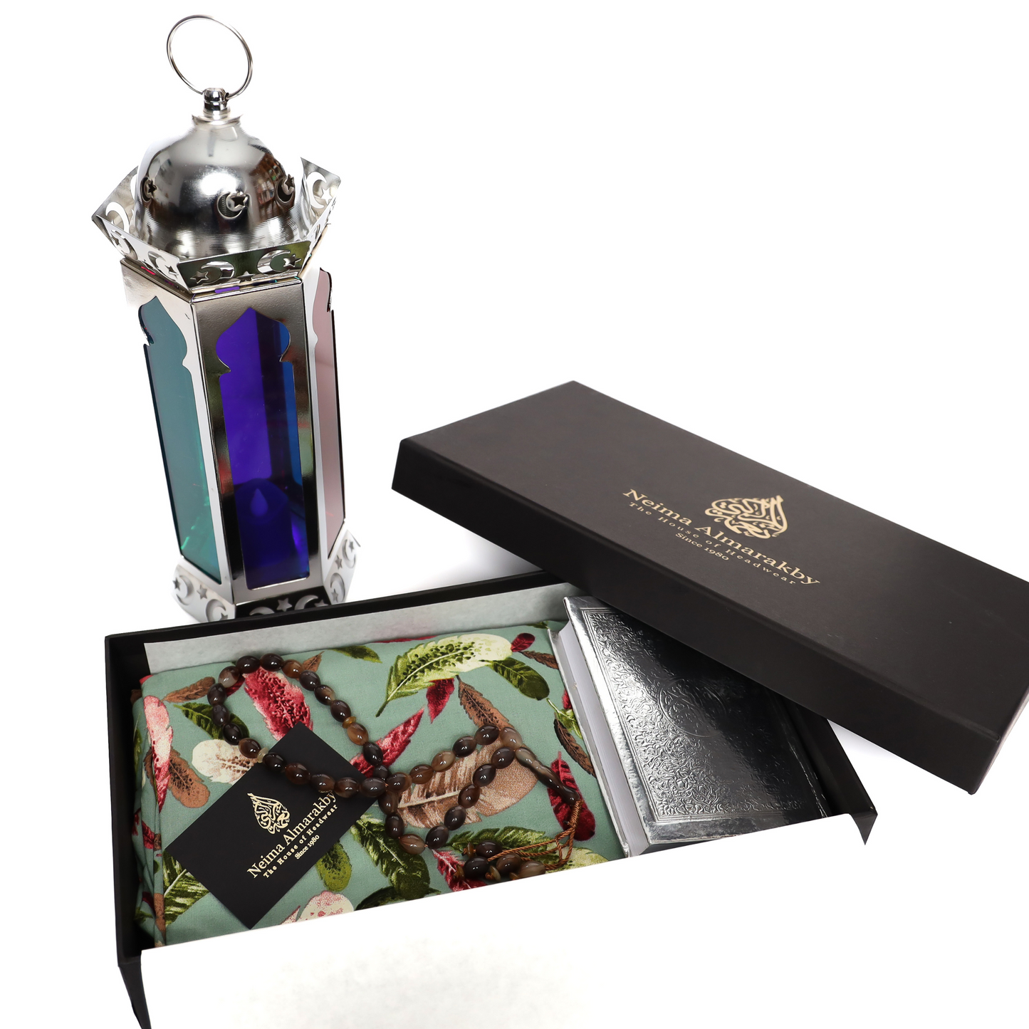 Feathers Praying Hijab Gift Box