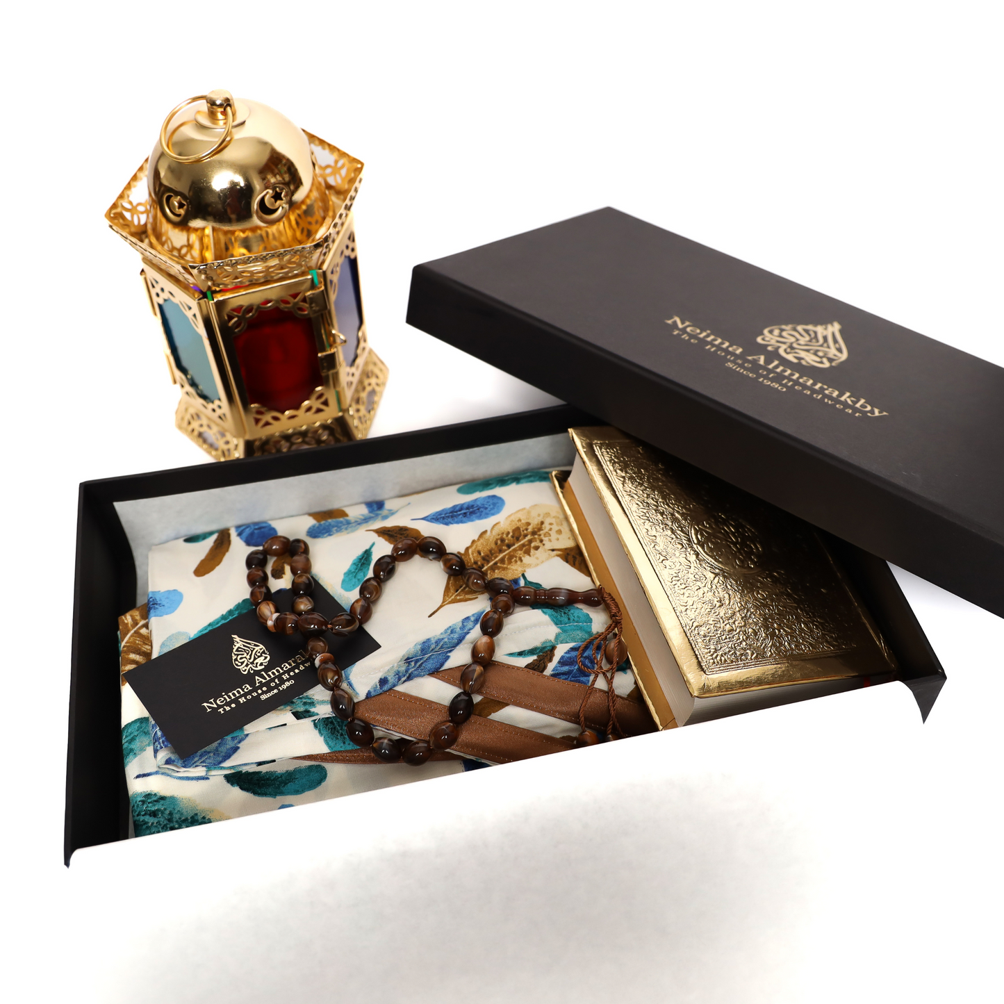Feathers Praying Hijab Gift Box