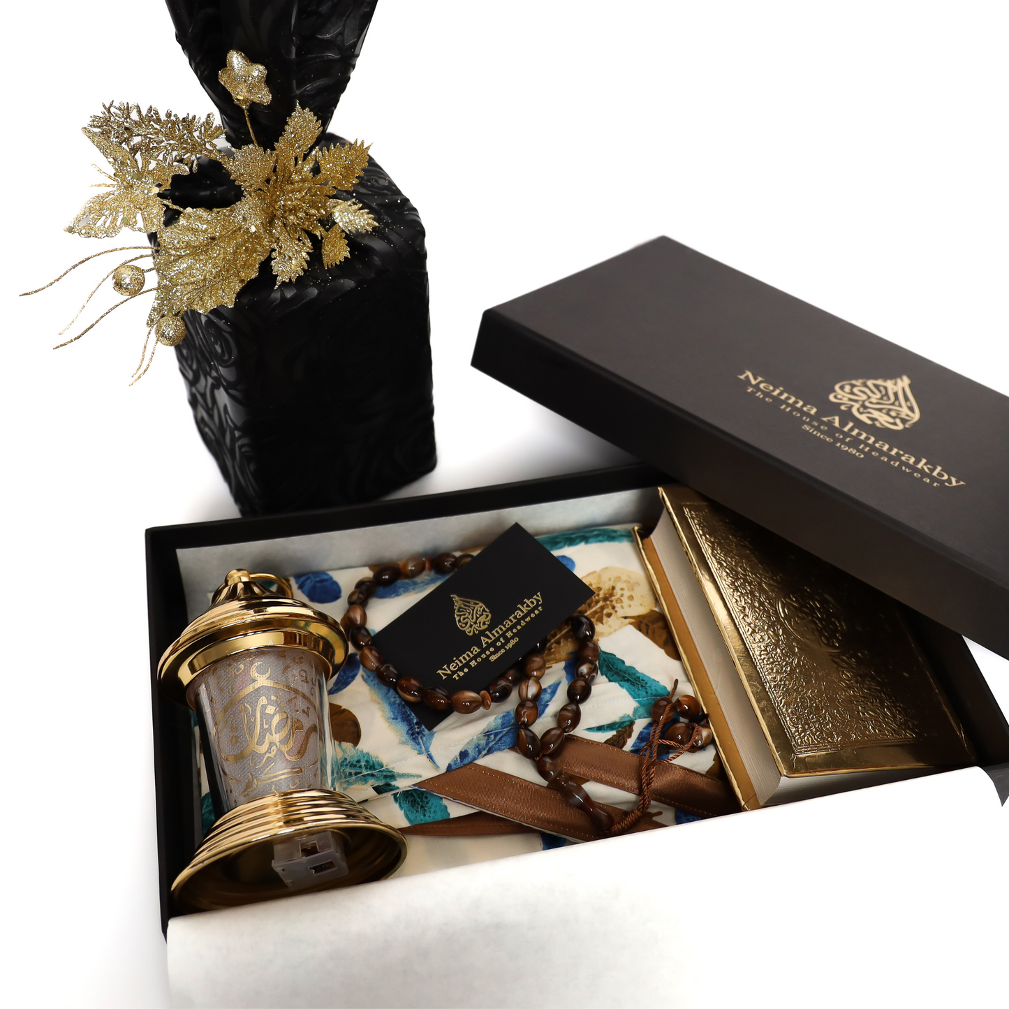 Feathers Praying Hijab Gift Box