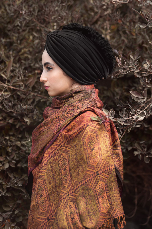 Twisted volume turban
