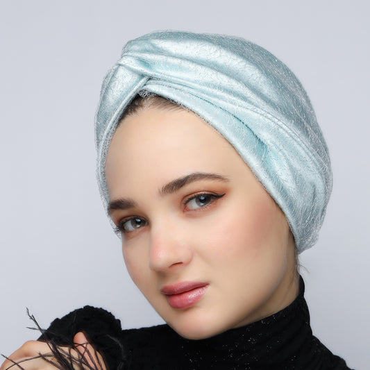 Satin twisted Turban
