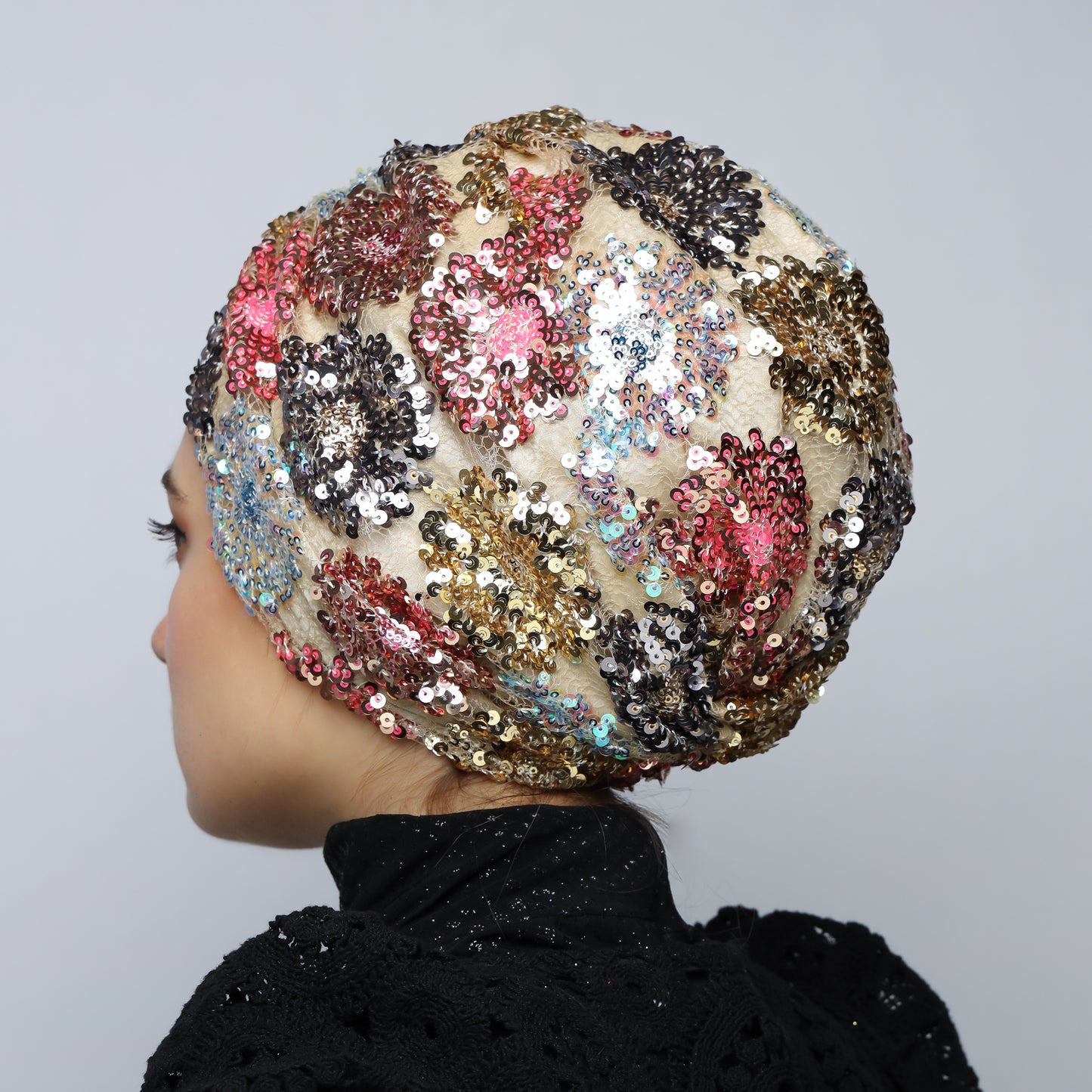 Gathering Sequin Turban