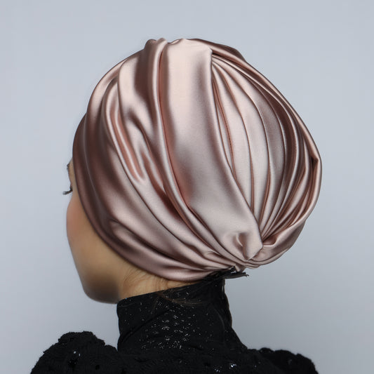 Satin twisted Turban