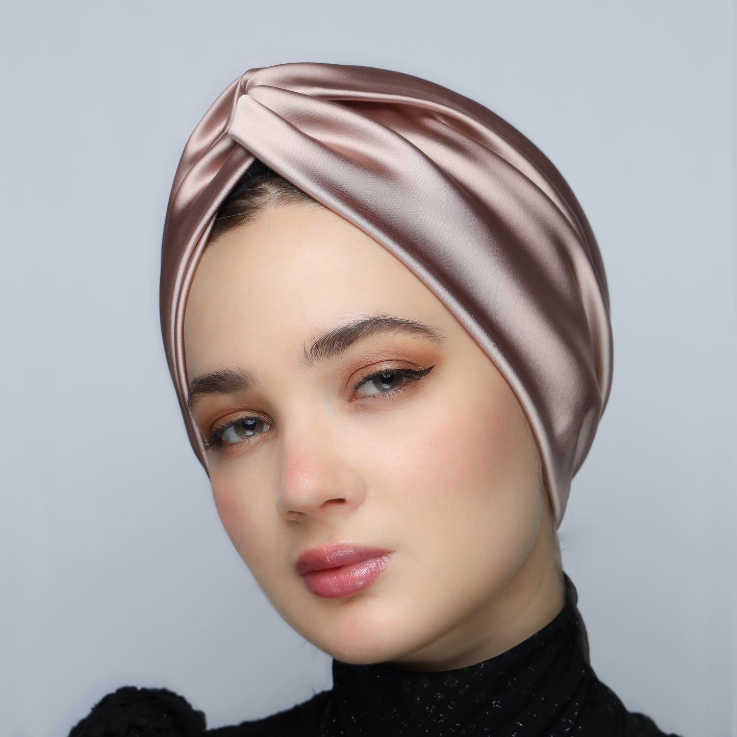 Satin twisted Turban