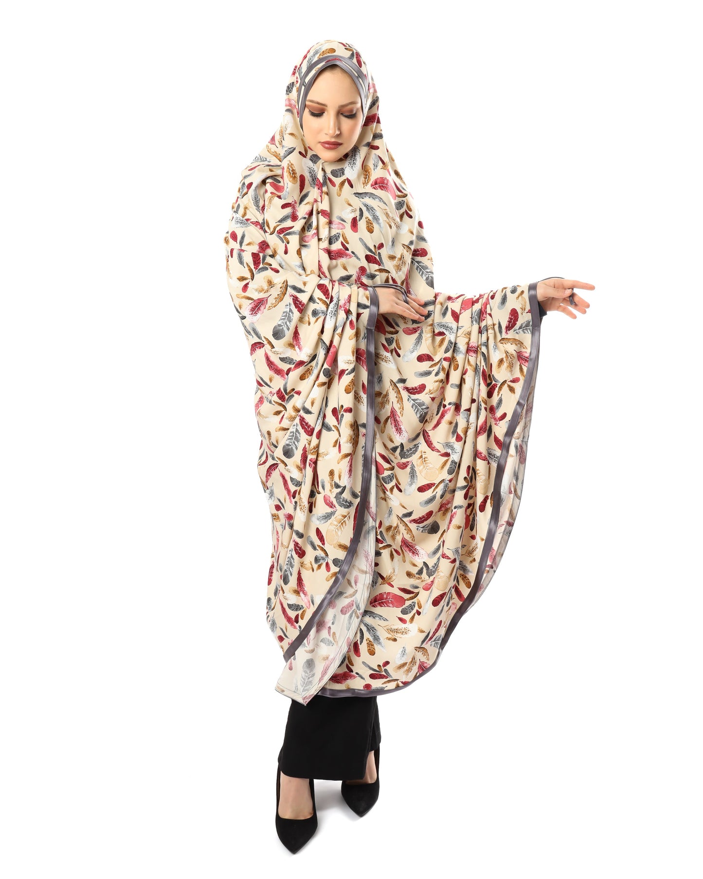 Feathers Praying Hijab Gift Box