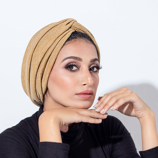 Twisted Wool Turban