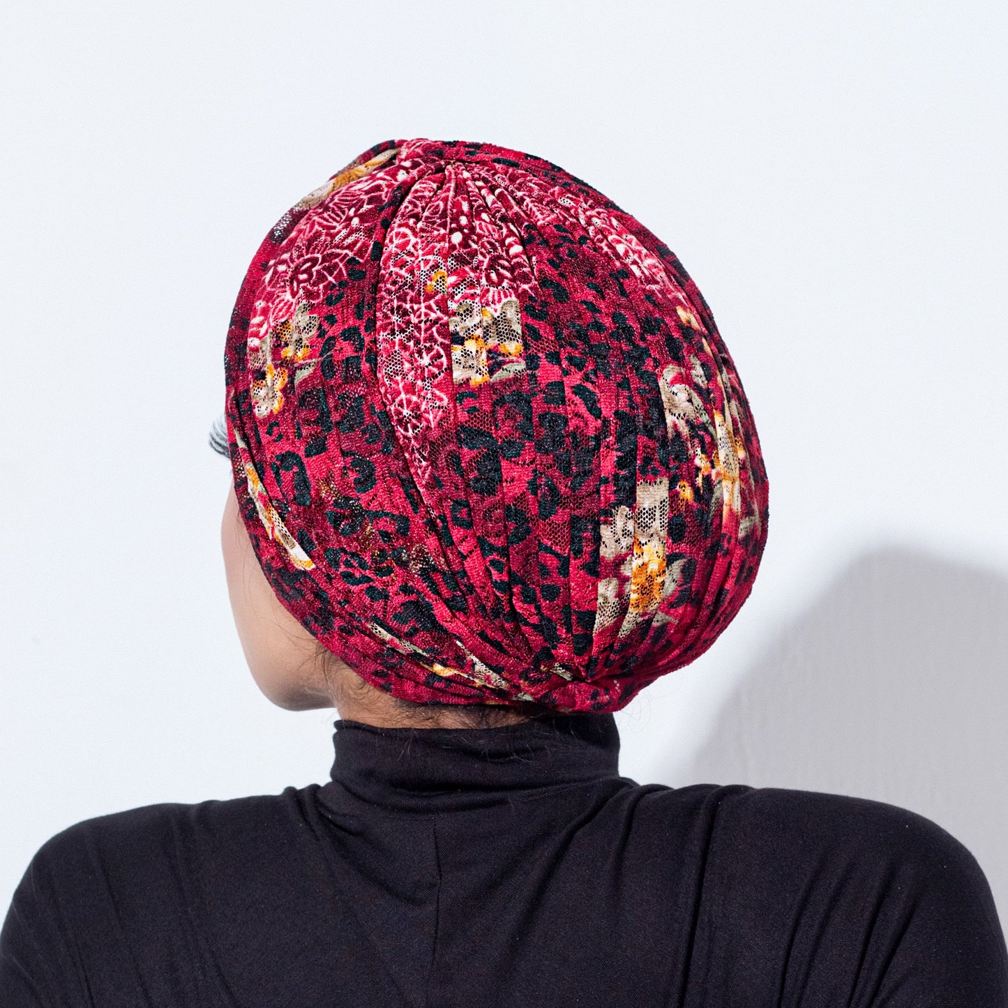 Tulle Leopard Print Turban